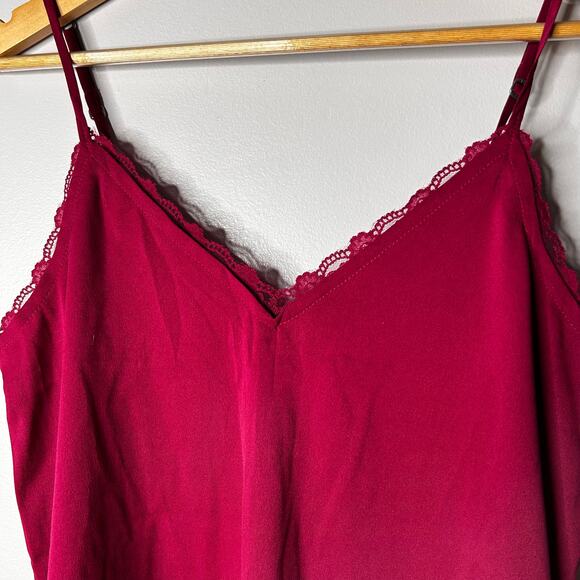 Abercrombie & Fitch Womens Lace Trim Satin Fairy Cami Size Small Dainty Feminine - Picture 5 of 7